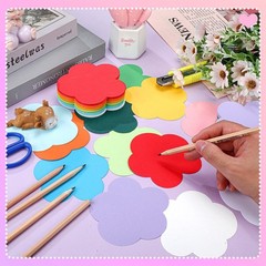 360 Pcs Spring Cutouts Paper 3.9 Inch Assorted Color Die Cuts for DIY Craft P…