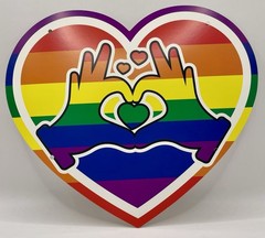 Pride Month Rainbow Banner Decorations Pack – LGBTQ+ Cardboard Signs DIY Kit