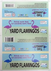 Flamingo Miniatures 80 Pieces, 8 Colors Per Bag. Party, Tropical, Flamingos