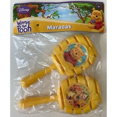 Disney Winnie The Pooh Maracas 2 Piece Set Yellow What Kids Want Toy Party New