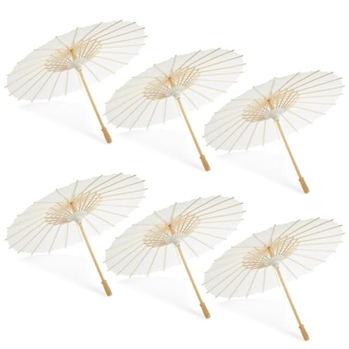 Pack Parasol Paper Umbrellas for Decorations for Kids, 16 in – Juvale 6