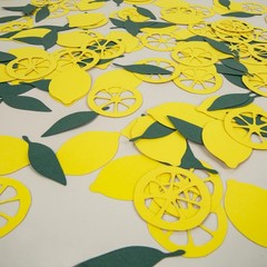 200 PCS Lemon Confetti for Lemonade Party Baby Shower Bachelorette Table