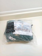 2 Dark Green Backdrop Curtains. 105