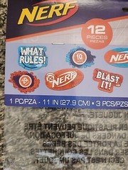 Nerf Football Cutouts Value Pack Assorted Party Decorations 12pc 2018 Hasbro