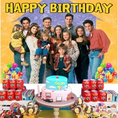 Fuller House Party Decorations Backdrop Banner Poster Vinyl Birthday Gift
