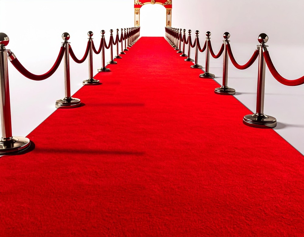 Extra Thick 3x10Ft Red Carpet Runner for Party, Non-Slip TPR Backing Aisle Ru…