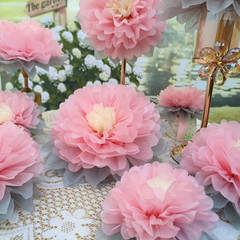 Paper Flower Decorations for Wall Backdrop Girld Nursery Wall Decor Wedding Brid