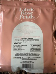 NEW 6 Packs 200 Count Fabric Rose Petals White Pink