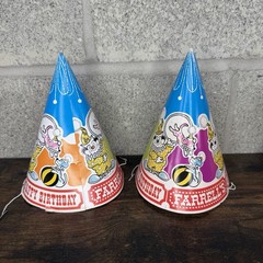 Farrells Ice Cream Parlor Kids Birthday Party Hat Vintage Zoo Party Hat 1970s