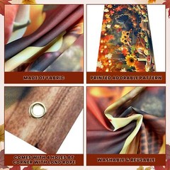 KatchOn, Turkey Thanksgiving Banner Backdrop – Xtralarge, 72×44 Inch | Thanks…
