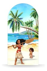 Beach Baby Moana Arch Backdrop Cover Birthday Party Photo Background Decor