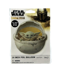 Disney Star Wars Mandalorian: The Child 31” Round Foil Balloon – 10 Pack, Sealed