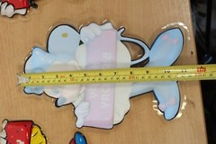 Vintage Disney Minnie Mouse Plastic Happy Birthday Party Wall Decorations 3D x10