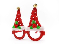 Christmas Red Santa Hat Novelty Party Glasses – Snazzy Santa