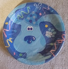 New Vintage 1999 Blue’s Clues Birthday Party Plates for 8 Party Express