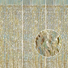 Champagne Gold Foil Fringe Backdrop – 3 Pack 3.3 ft x 6.6 ft Sparkle Tinsel