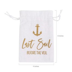 Fun Express 4″ x 6″ Mini Last Sail Before the Veil Polyester Drawstring Bags – 1