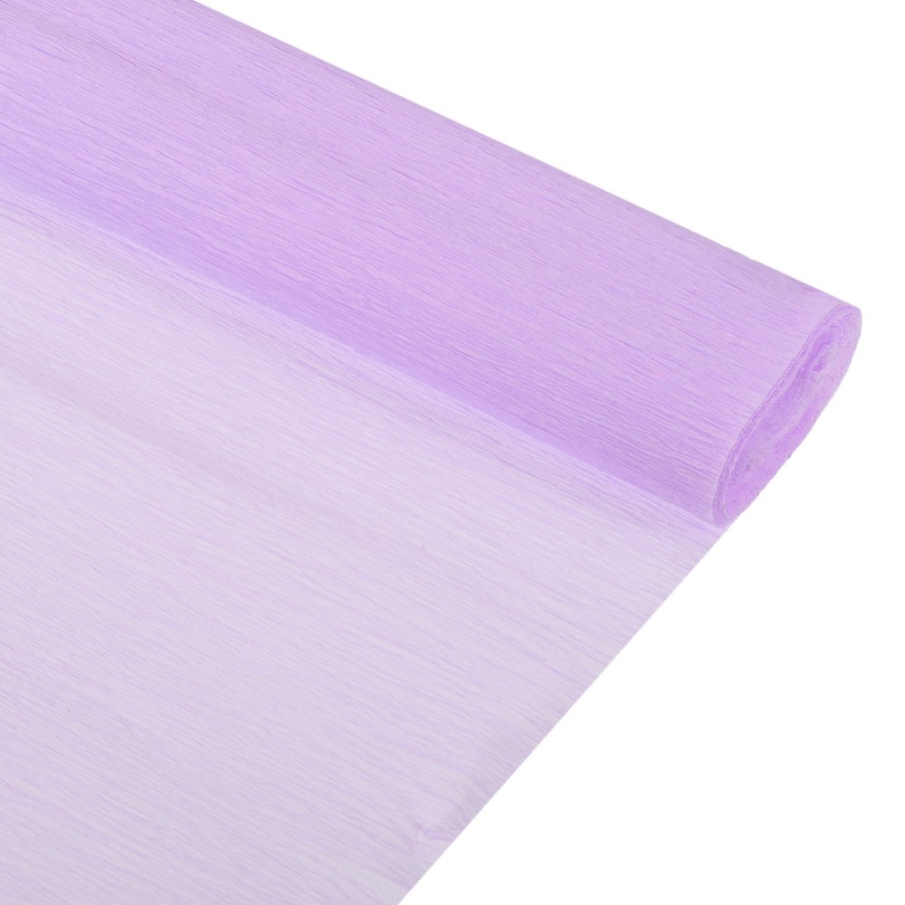 2 x Crepe Paper Roll 8.2ft Long 10 Inch Wide for Wedding Decoration,Light Purple