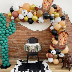Western Boot Balloons Wild West Birthday Bachelorette Theme Party 2 Pcs | Wester