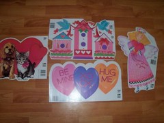 Valentines Diecut Cutouts Paper Magic Vintage Decoration U Pick NOT a LOT