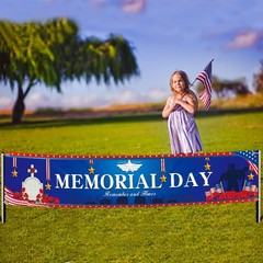 Veterans Day Decorations -Patriotic Banner Decorations Memorial Day Indoor and O