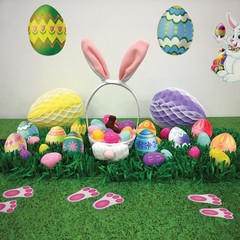 Beistle 10 count (Pack of 1), Assorted Colorful Spring Themed Decorations