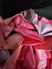 63 Piece Balloon Arch Or Spray Latex Balloons Pink & Purple Metallic With Ribbon