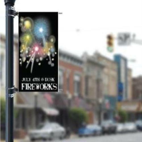 Patriotic 30″x60″ Pole Banner FREE SHIPPING