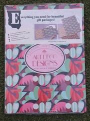 Art Deco Designs, Gift Wraps, by A.D. and M.P. Verneuil, 12 Patterns, 16 Sheets