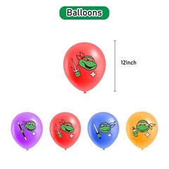 Teenage Mutant Ninja Turtles Birthday Party Decorate Supplies Set Balloon Decora