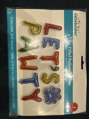 Pet Party ‘Let’s Pawty’ Balloon Banner (10 x 20″ Balloons) BRAND NEW UNOPENED