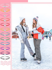 24Pcs Ice Skating Bracelets Party Favors Skater Birthday Gifts Bulk For Fans Set