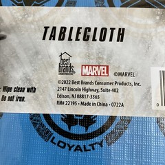 2 Marvel Black Panther Wakanda Forever Tablecloth 52 x 70″ Party Reuseable Vinyl