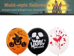 Spider and Skull Ghost Tablecloth & Cake Topper Set Halloween Party Decorations
