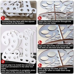 21st Decorations for Her Wooden Centerpieces for Tables, 21 Mini Liquor Bottl…