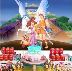 Hercules Party Decorations Backdrop Banner Poster Birthday Gift Party Supplies
