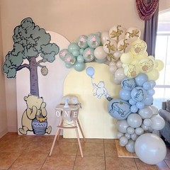 48PCS 12Inches Winnie Balloons for the Pooh Baby Shower Decorationsï¼ŒWinnie Ba