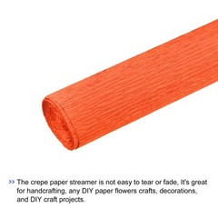 Crepe Paper Roll Crepe Paper Decoration 7.5ft 20 Inch Wide Orange