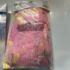 321 Party Pastel Layered Tissue Garland 2-pack 6 ft each