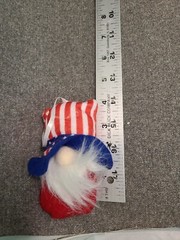 Patriotic Red White and Blue Gnome Decor Lot of 10 Different