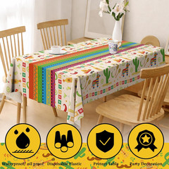 Cinco De Mayo Decorations – Fiesta Mexican Party Tablecloth | Cinco De Mayo Tabl