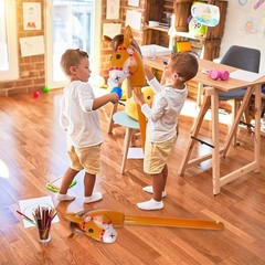 12PCS Inflatable Stick Horses – Pony Costume Props for Cowboy Parties & Events,