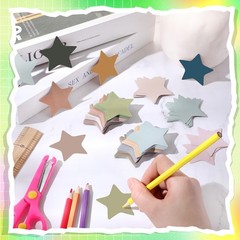 600 PCS 2 inch Star Cutouts Morandi Color Paper for Bulletin Board Decor