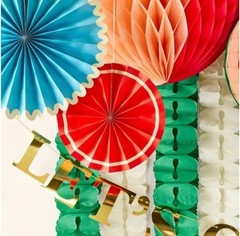 Kate Spade New York Decor Kit Streamer Honey Comb and Customizable Letter Kit