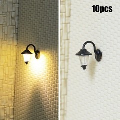 Light Model Light Practical Nice Set Street Lamps Wall Lamps 10 Pieces