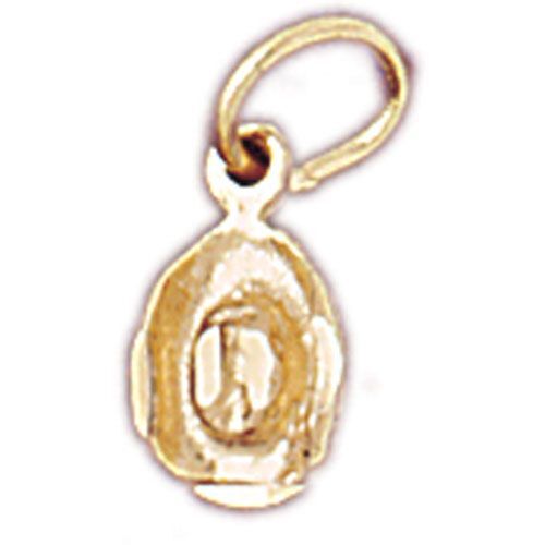 3D Cowboy’s Hat Charm Pendant 14k Gold (0.5 Grams)