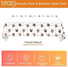 Eco-Friendly 41Pc Cat Theme Party Kit – Plates, Napkins & Tablecloth included