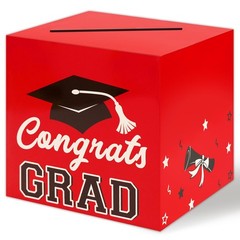PatiCool Red and Black Graduation Decorations 8.97 x x inches,