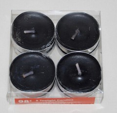 Lot of 5 Misc Halloween Decor with Centerpiece Candles 2 Banners & Luminaries