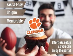 Instant Setup Clemson Tigers Celebration Supplies – 42 Pieces for All Occasions